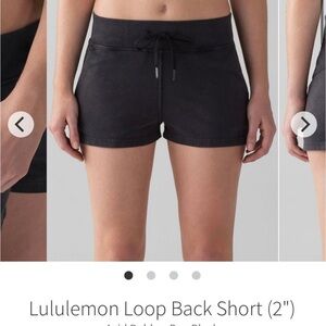 Lululemon Loop back acid shorts